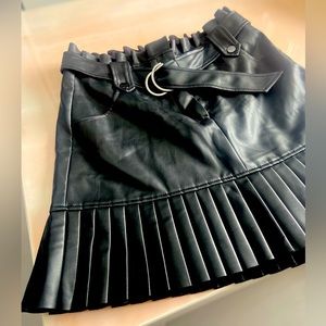 New Zara Faux Leather Skirt Medium
